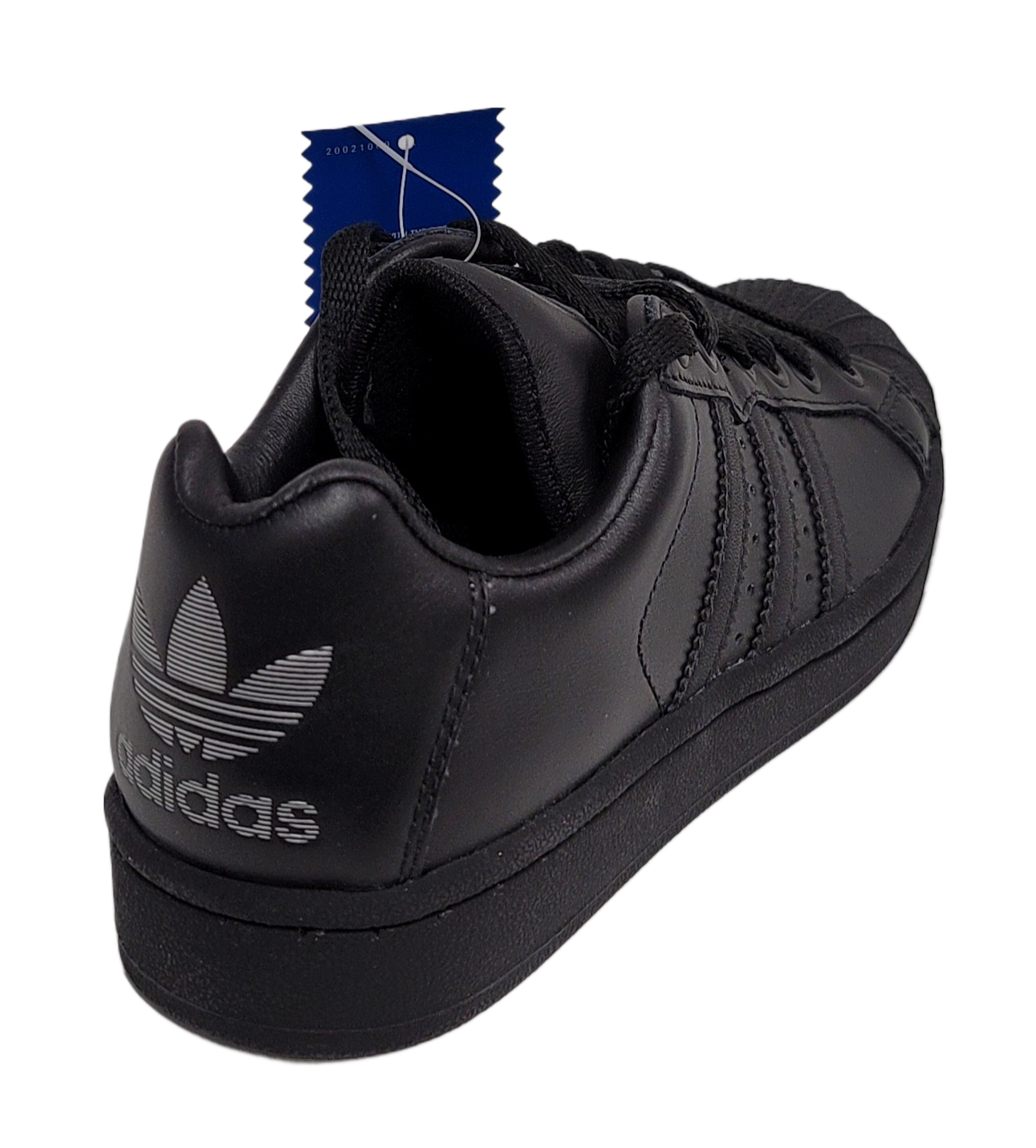adidas Men Lifestyle Ultrastar Leather Sneaker Black / Silver Metallic 011387