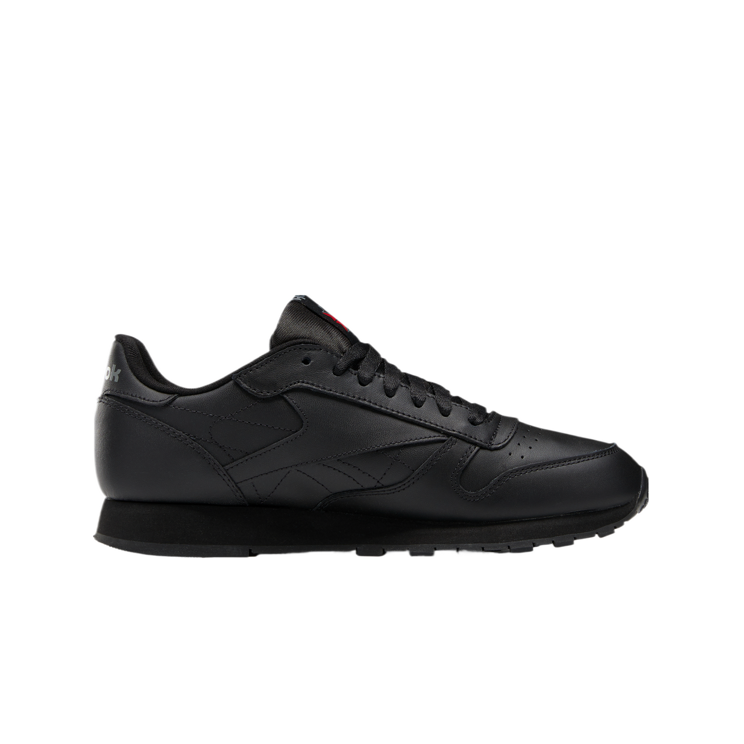 Reebok Adult Unisex Classic Leather Running Shoe Black/Black/Purgy5 116/GY0955