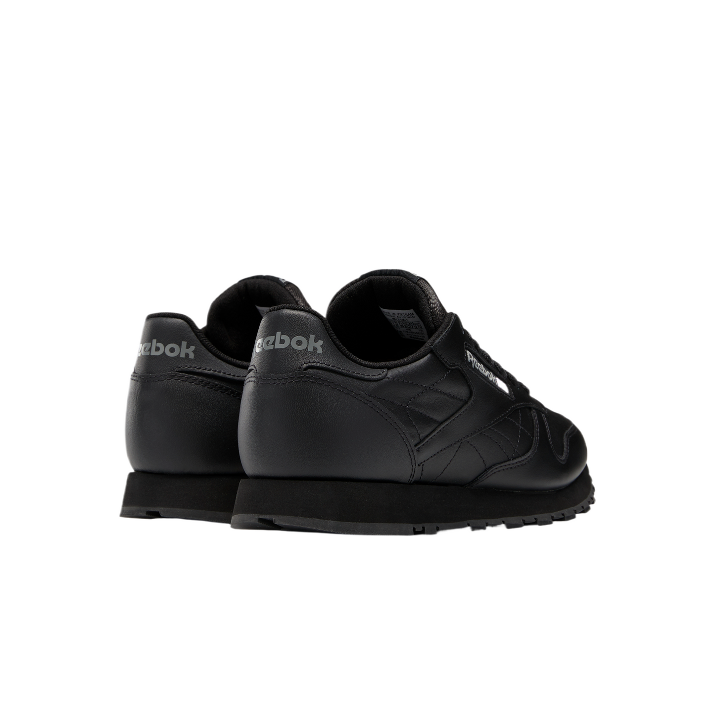 Reebok Adult Unisex Classic Leather Running Shoe Black/Black/Purgy5 116/GY0955