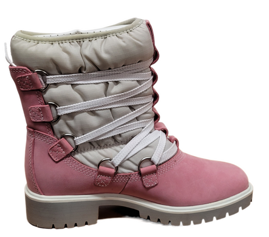 Timberland Women Puffy Boot Medium Pink