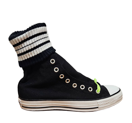 Converse Adult Unisex Chuck Taylor All Star RD Hi Black / White 1S194 DEFECT