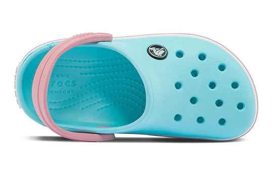 Crocs Crocband Preschool / Grade School Clog Sandal Ice Blue / White