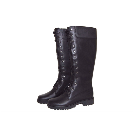 Timberland Women Premium 14 Inch Black Medium Leather Boot 28398