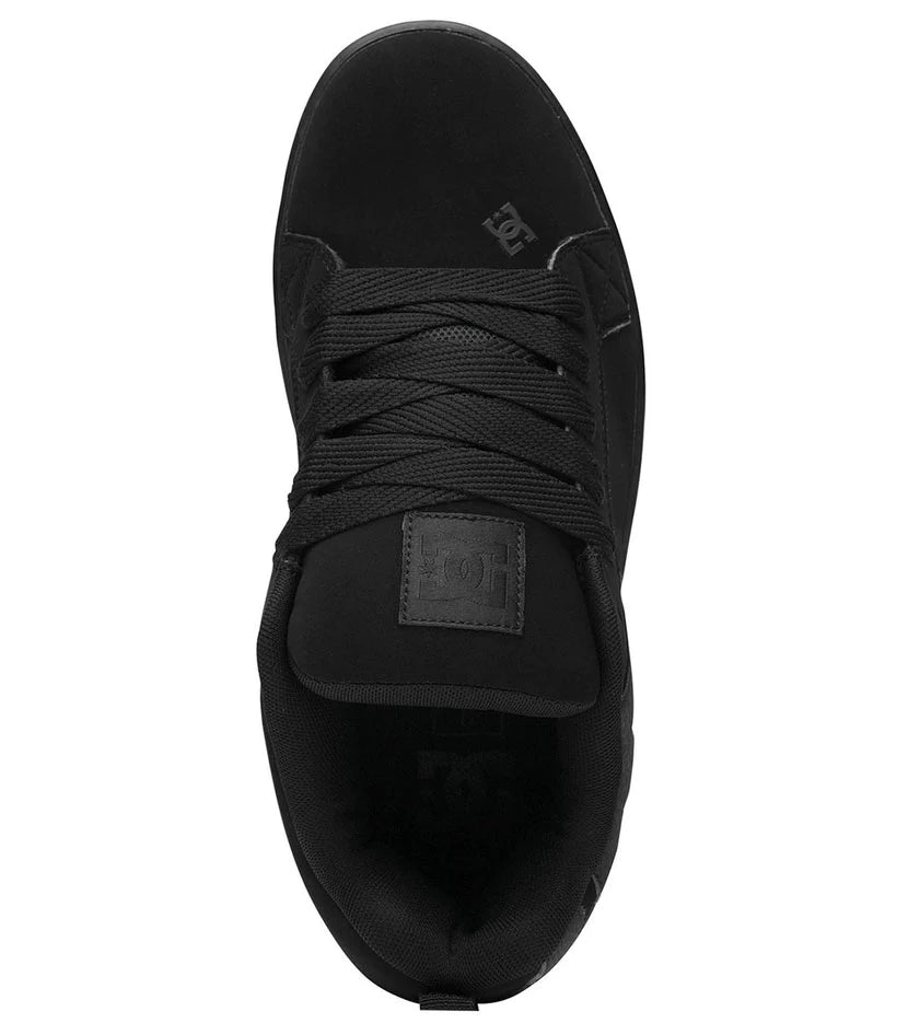 DC Men's Court Graffik Casual Skate Shoe Black/Black/Black 300529-3BK