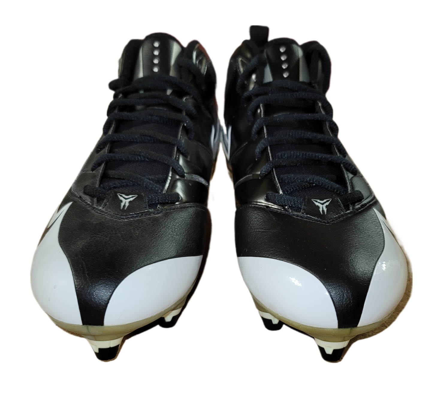 Nike Men Super Speed  D 3/4 Football Shoe Black/Black-White 318697-001 Deadstock