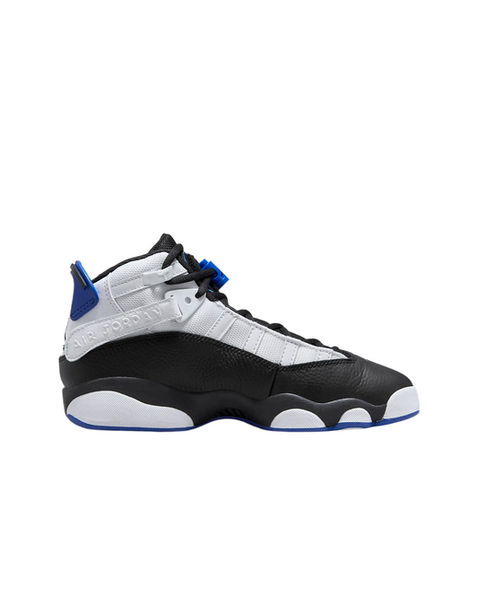 Jordan 6 Rings Grade School Sneaker White/Game Royal-Black 323419-142