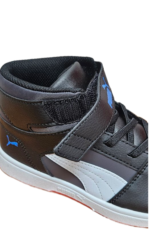 Puma Preschool Rebound Layup SL V Sneaker Dark Coal-White-Black-Blue