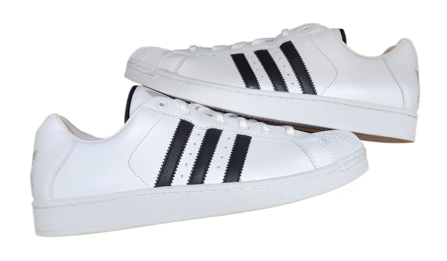 adidas Men Lifestyle Ultrastar Sneaker White / Black 382545 Deadstock DEFECT