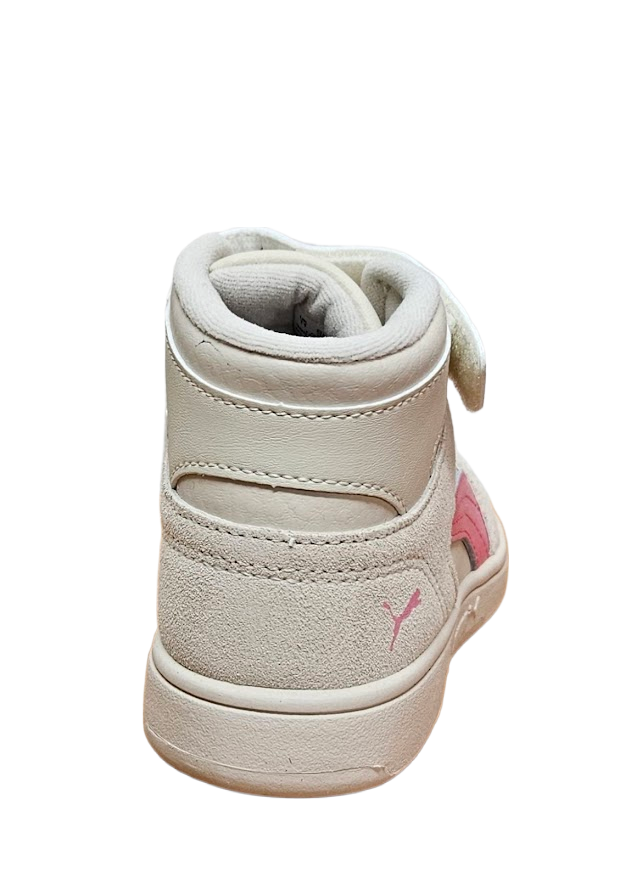 Puma Preschool Rebound Layup Cozy V Sneaker Alpsnow-Strawburst-Frostpink