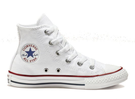 Converse Youth Little Kid Chuck Taylor All Star Hi Top Optical White 3J253