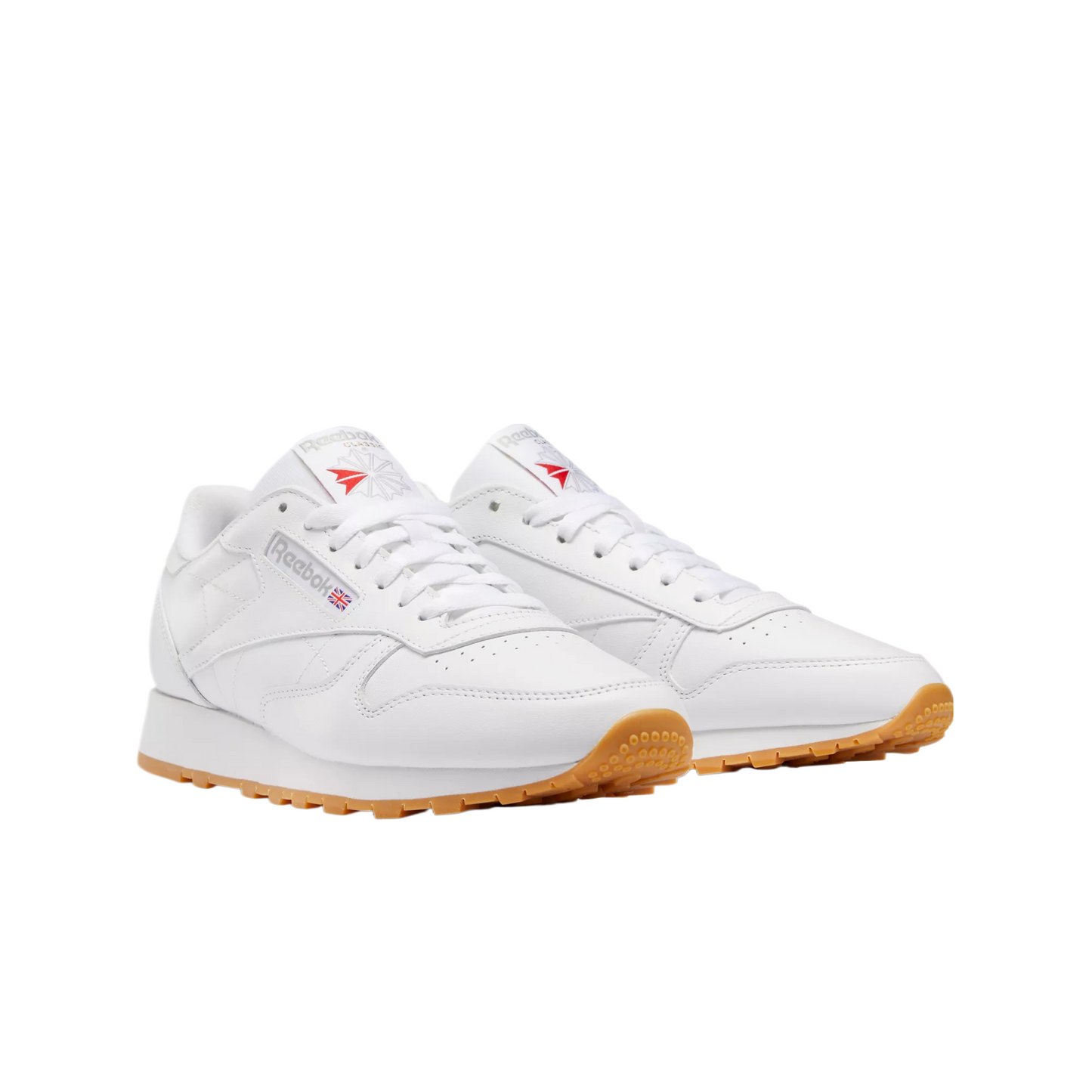 Reebok Adult Unisex Classic Leather Shoes White/Gum 49797 / GY0952