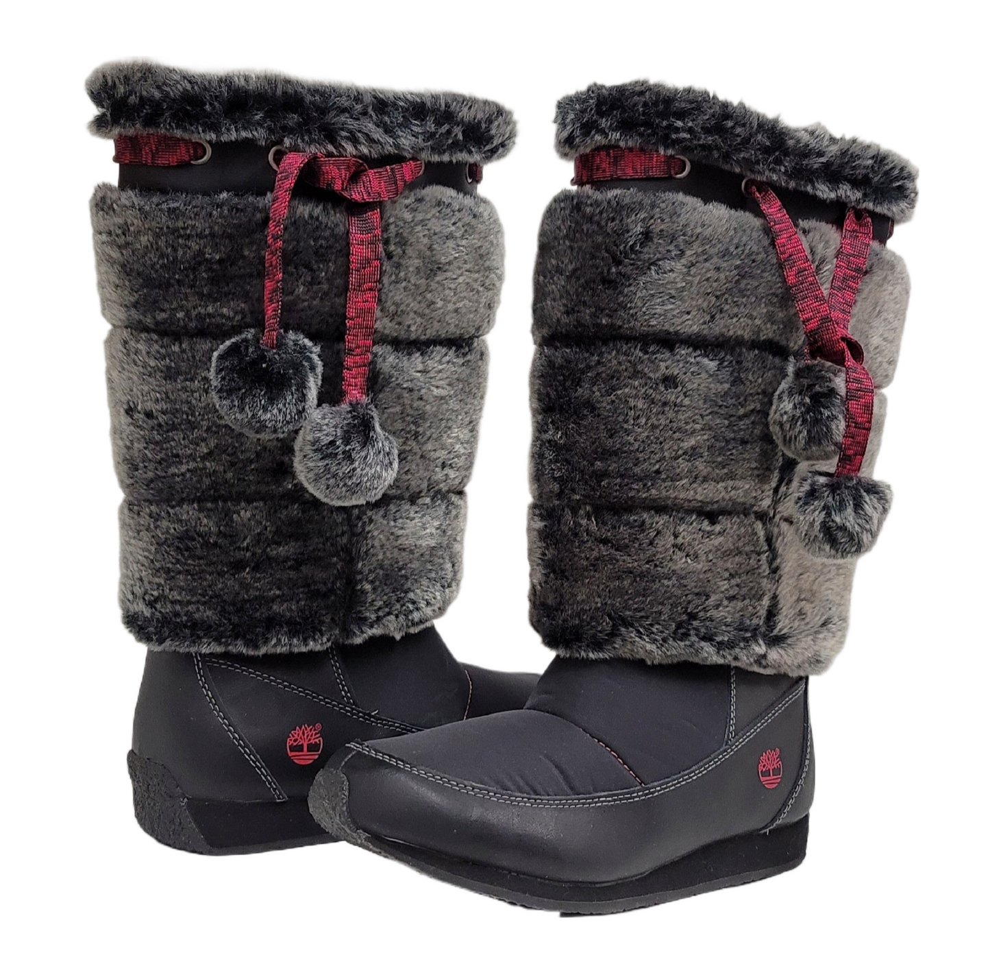 Timberland Preschool Youth Winterberry Tall Fur Medium Boot Black 59794