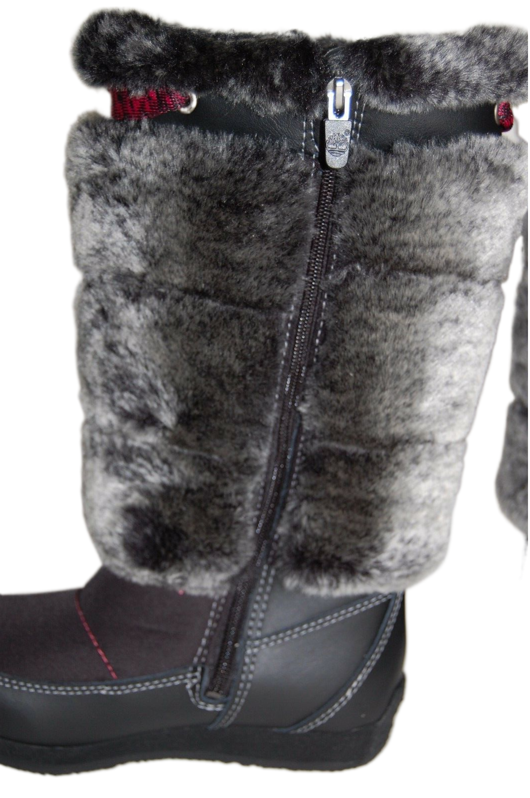Timberland Preschool Youth Winterberry Tall Fur Medium Boot Black 59794