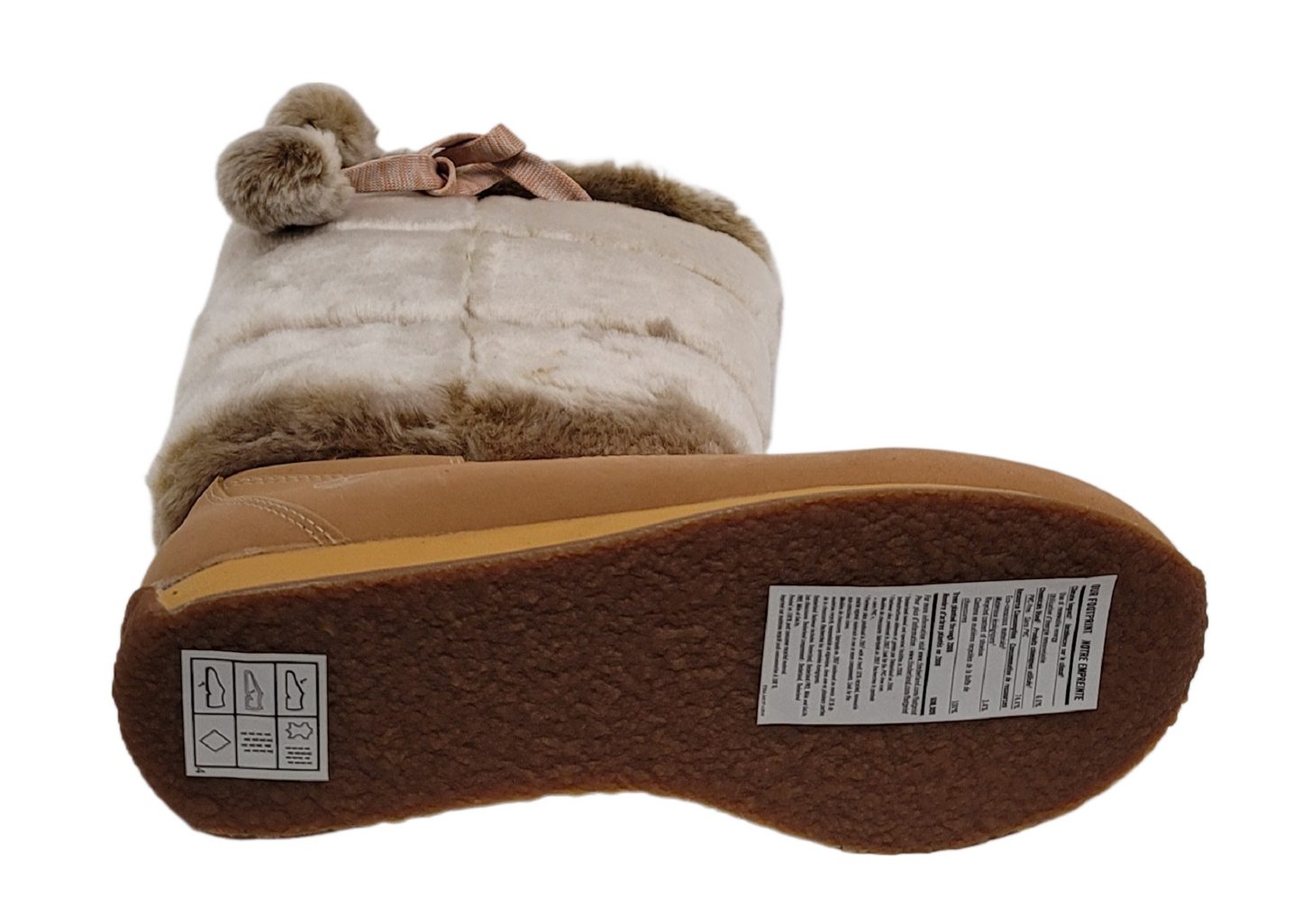 Timberland Junior Big Kid Winterberry Tall Fur Medium Boot Wheat 59996