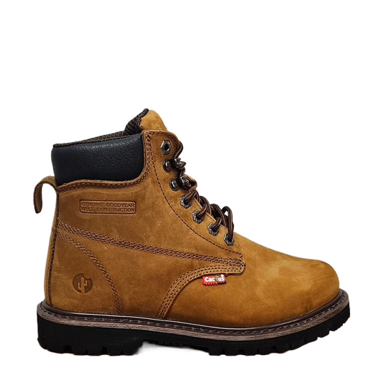 CACTUS Men 6" Plain-Toe Boots BROWN 611-BRWN