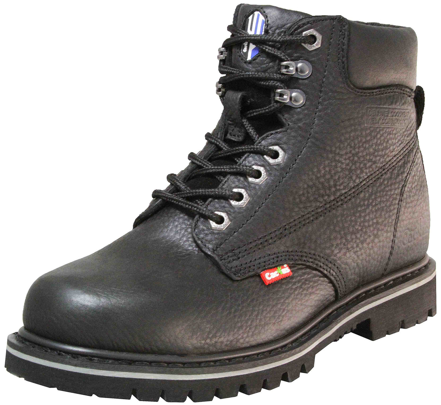 Cactus Men 6" Soft Toe Oil Resistant Work Boot Black 6229-BLK
