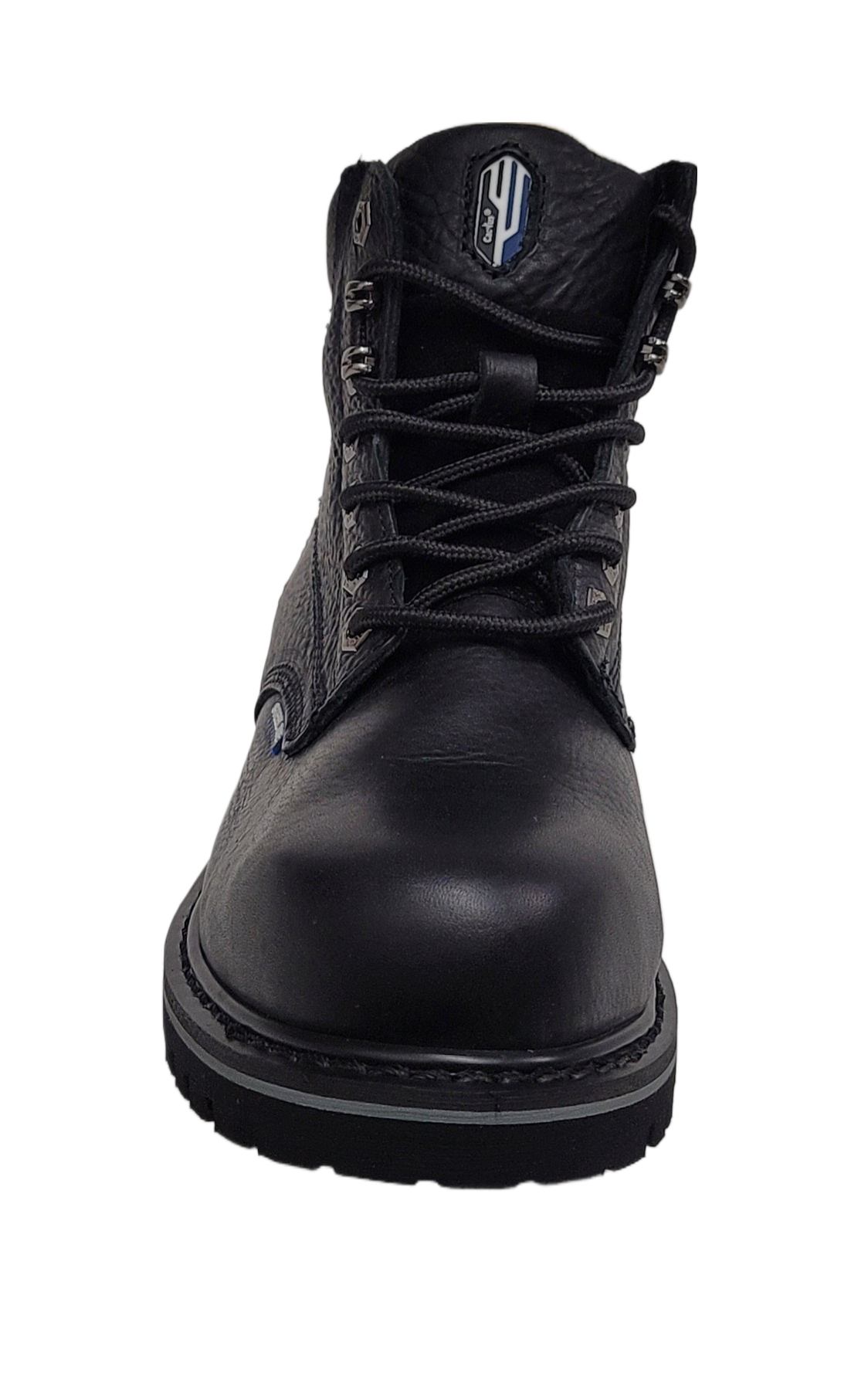 Cactus Men Heavy Duty Steel Toe Leather Work Boot Black 6229S-BLK