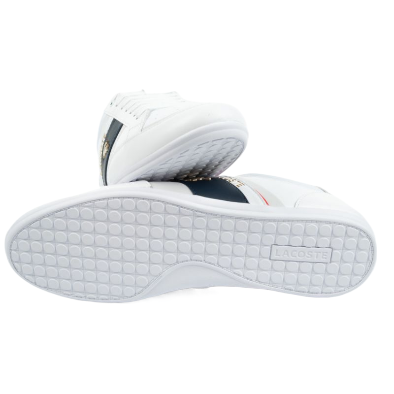 Lacoste Men Chaymon Tech 0121 1 CMA Synthetic Shoe White / Navy / Red 7-42CMA0011407