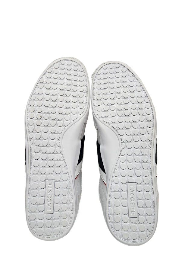 Lacoste Men Chaymon Tech 0121 1 CMA Synthetic Shoe White/Navy/Red 7-42CMA0011407 (Pre-Owned)