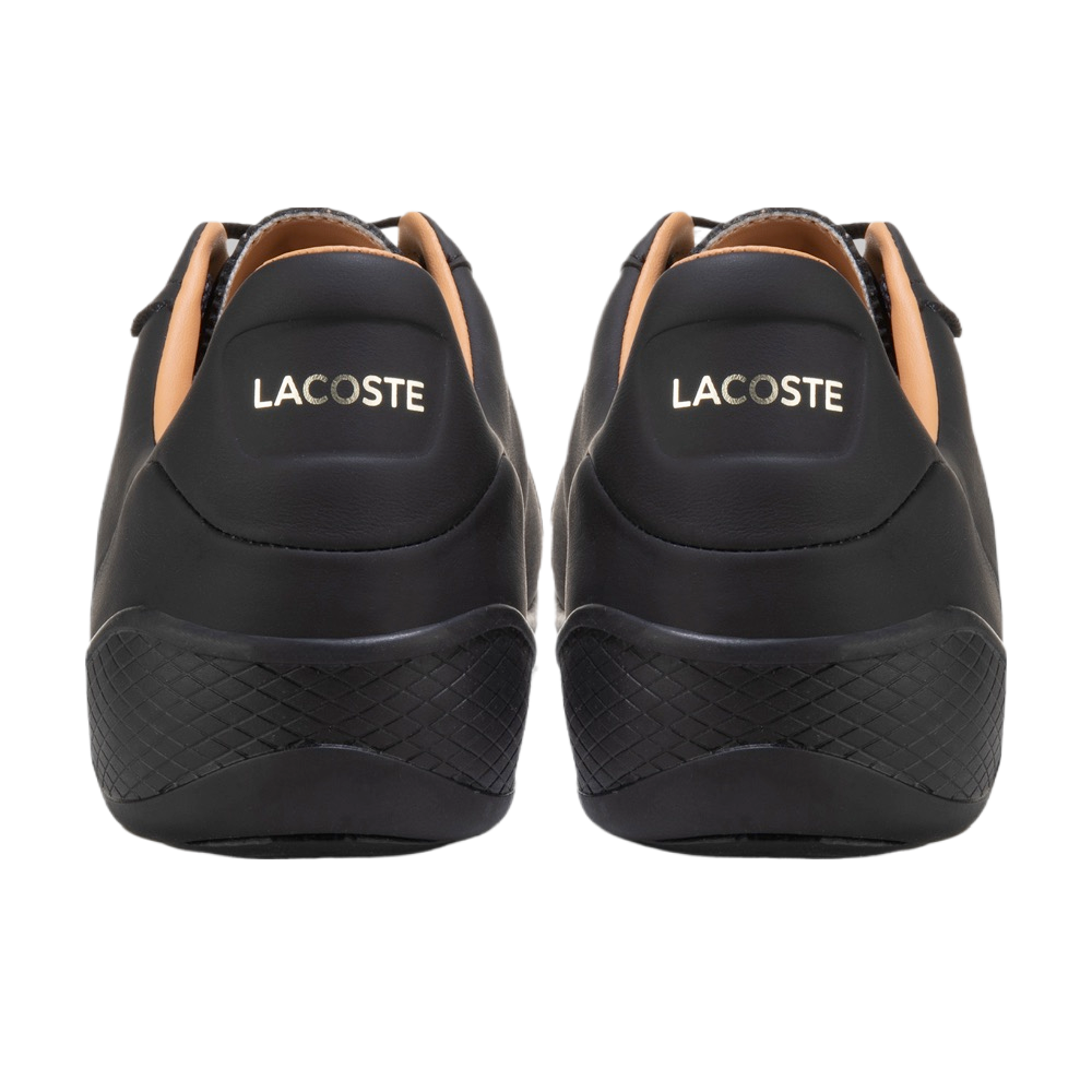 Lacoste Men Hapona 2.0 0321 1 QSP CMA Leather Shoe Black / Tan 7-42CMA0056315