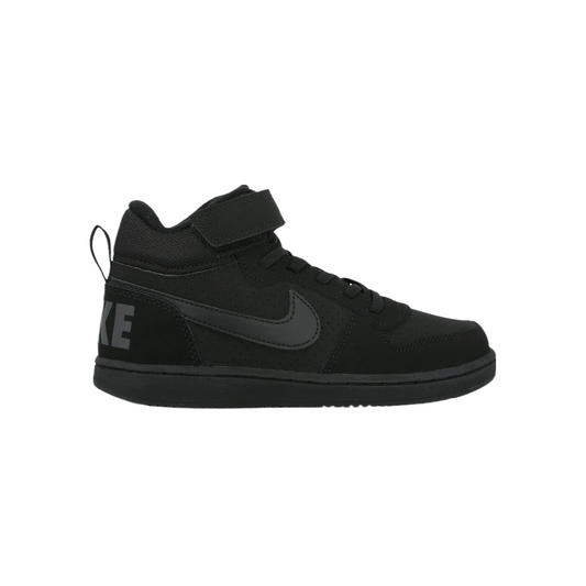 Nike Preschool Court Borough Mid Casual Sneakers Black/Black 870026-001