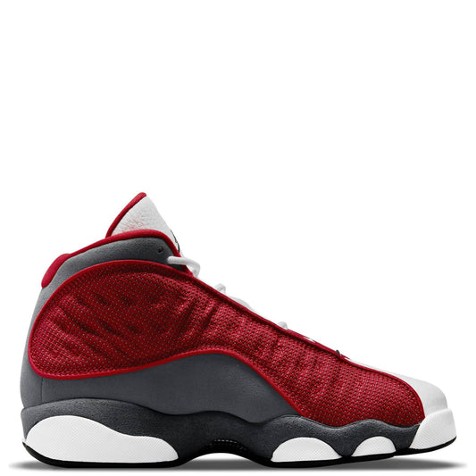 Air Jordan Grade School Retro 13 Shoe Gym Red/Black-Flint Grey-White 884129-600