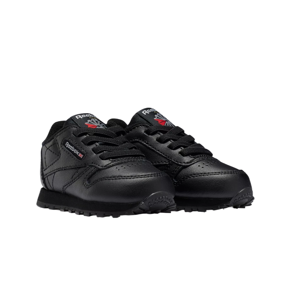 Reebok Infant Toddler Classic Leather Sneaker Black 92757 / 81-92757