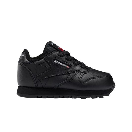 Reebok Infant Toddler Classic Leather Sneaker Black 92757 / 81-92757
