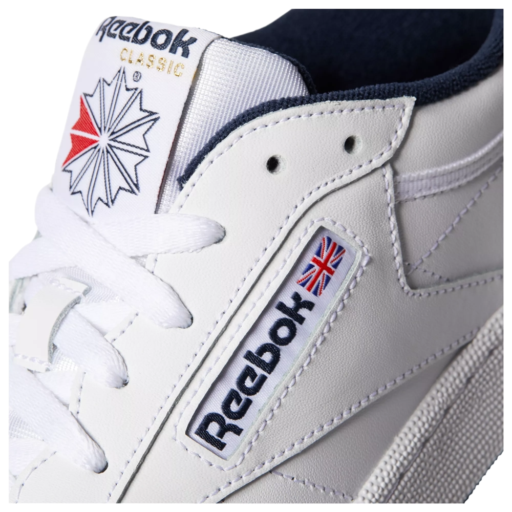 Reebok Men's Club C 85 Shoes White/Navy AR0457