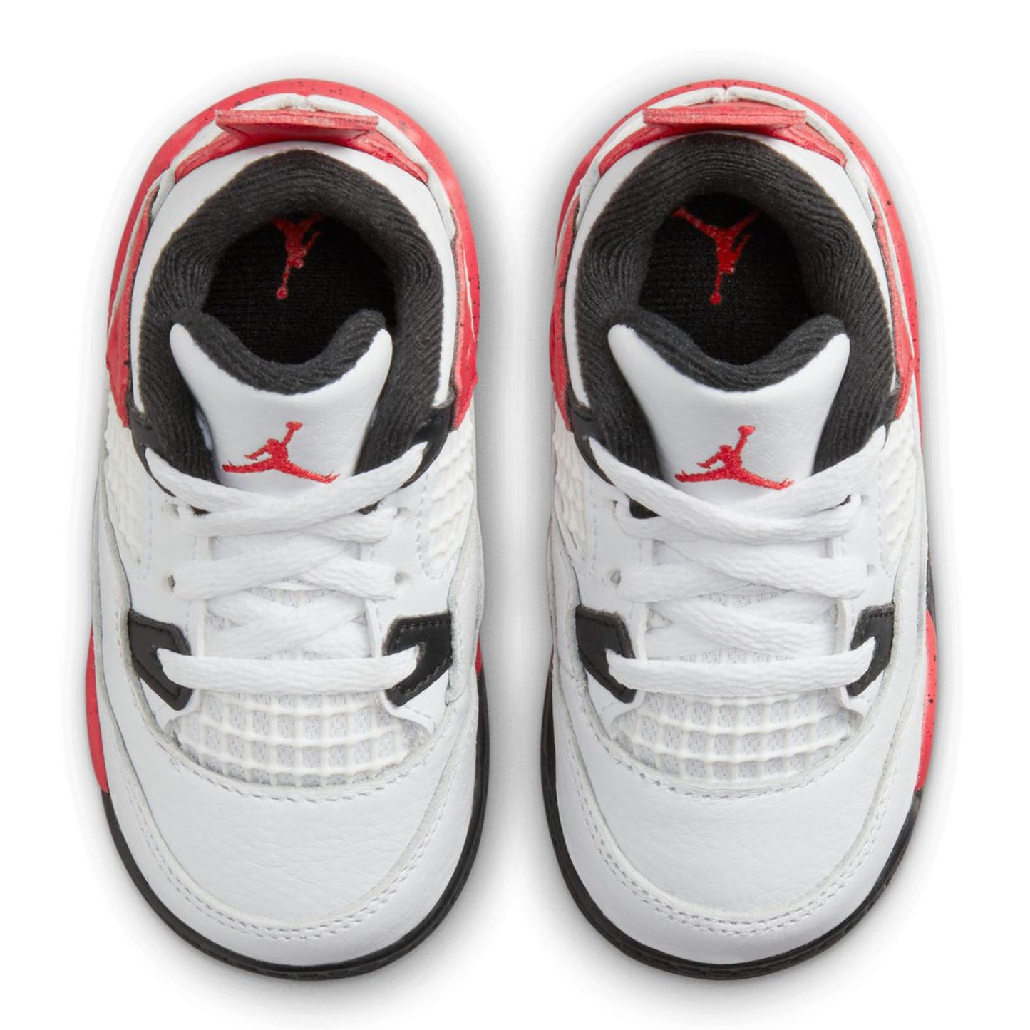 Jordan 4 Retro Toddler White / Fire Red-Black BQ7670-161