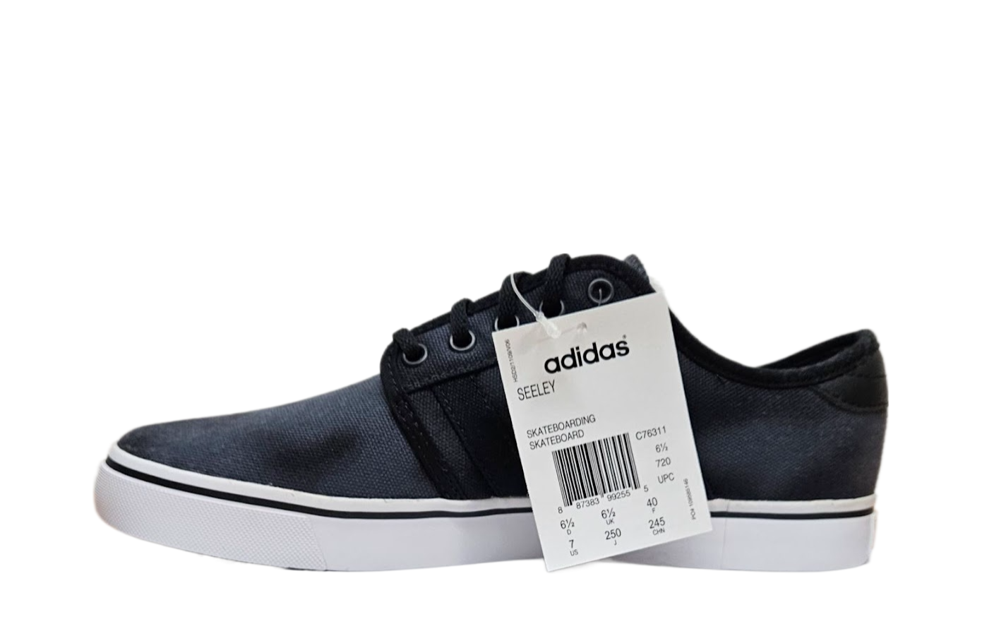 adidas Men Seeley Skateboarding Shoe Grey / Black / White C76311