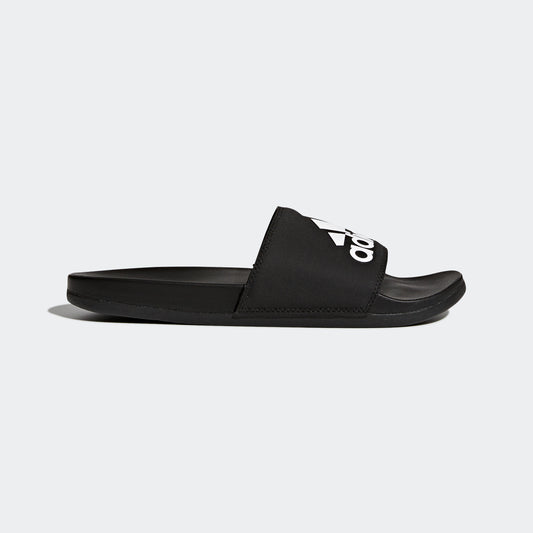 adidas Men's Essentials Adilette Comfort Slides Black / White