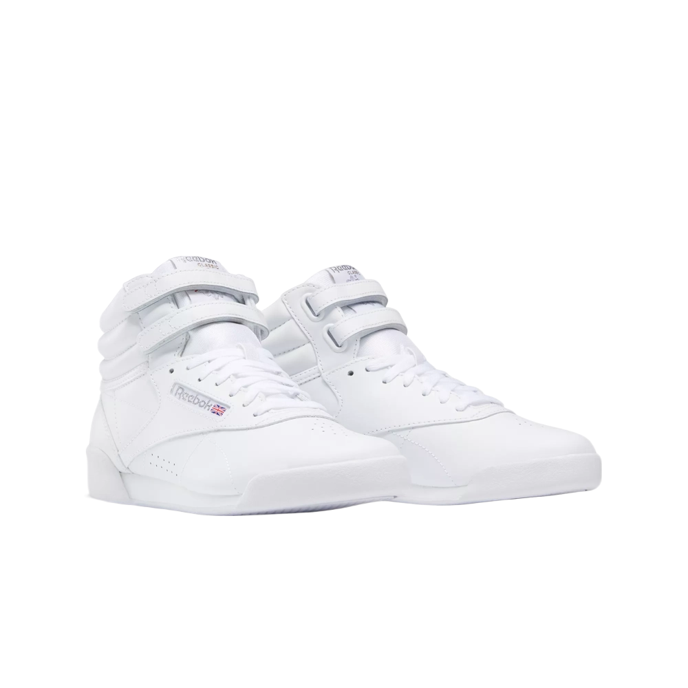 Reebok Grade School Freestyle Hi Shoes White/Silver CN5750