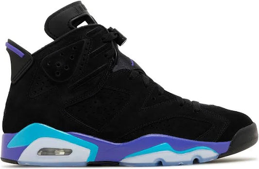 Air Jordan Men 6 Retro Sneaker Black / Bright Concord-Aquatone CT8529-004