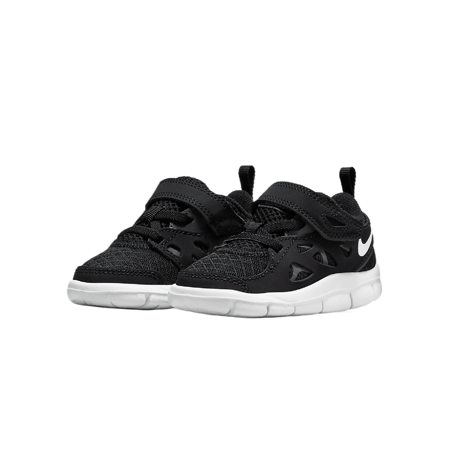 Nike Baby Toddler Free Run 2 Shoes Black/White-Dark Grey DA2692-004