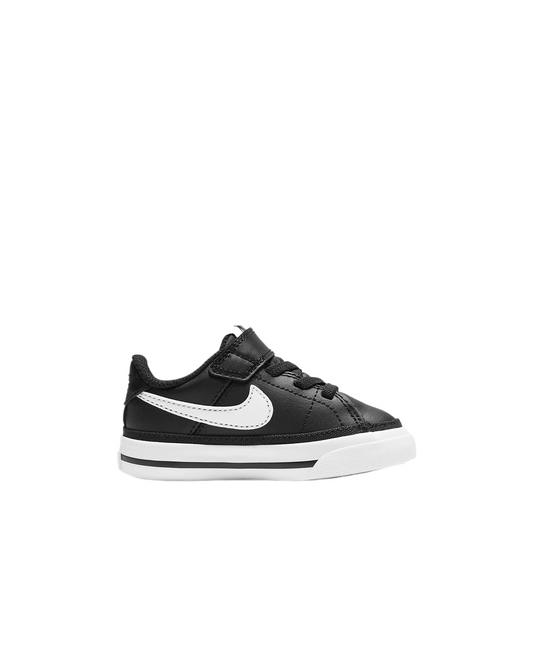 Nike Toddler Court Legacy Sneaker Black/White-Gum Light Brown DA5382-002