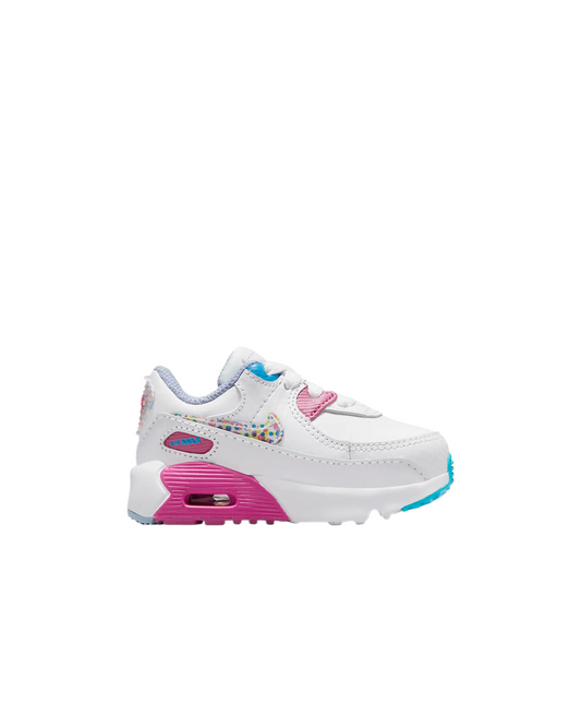 Nike Toddler Air Max 90 LTR SE Sneaker White / Multicolor DV1845-100