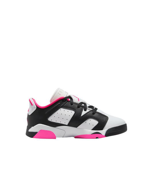 Jordan Preschool 6 Retro Low Sneaker Black / Fierce Pink-White DV3528-061