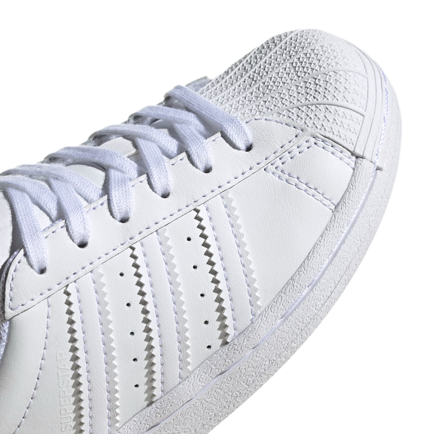 adidas Little Kids Superstar C Shoes White / White / White EF5395