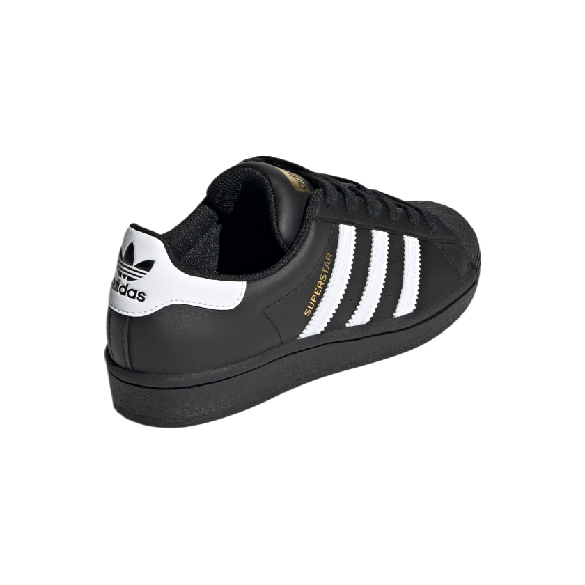 adidas Big Kid Originals Superstar J Shoes Black / White / Black EF5398