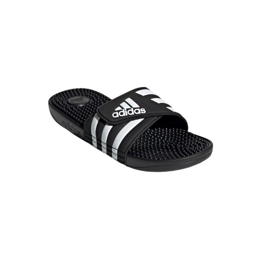adidas Adult Unisex Adissage Sandals Black / White F35580