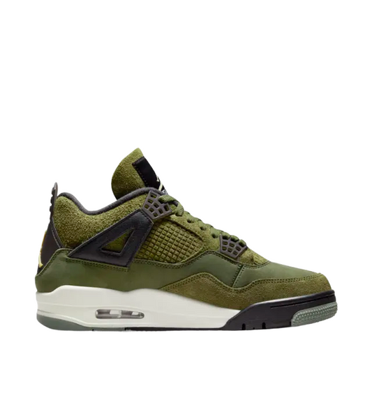 Air Jordan Men 4 Retro Craft SE Sneaker Medium Olive / Pale Vanilla FB9927-200