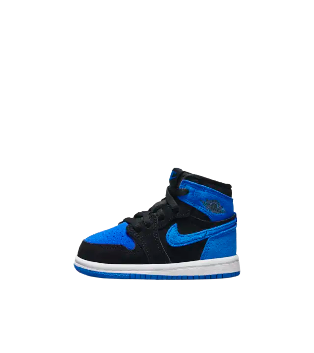 Jordan 1 Toddler Retro High OG Sneaker Black / Royal Blue-White, Size