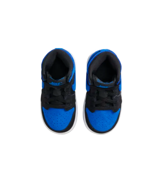 Jordan 1 Toddler Retro High OG Sneaker Black / Royal Blue-White, Size