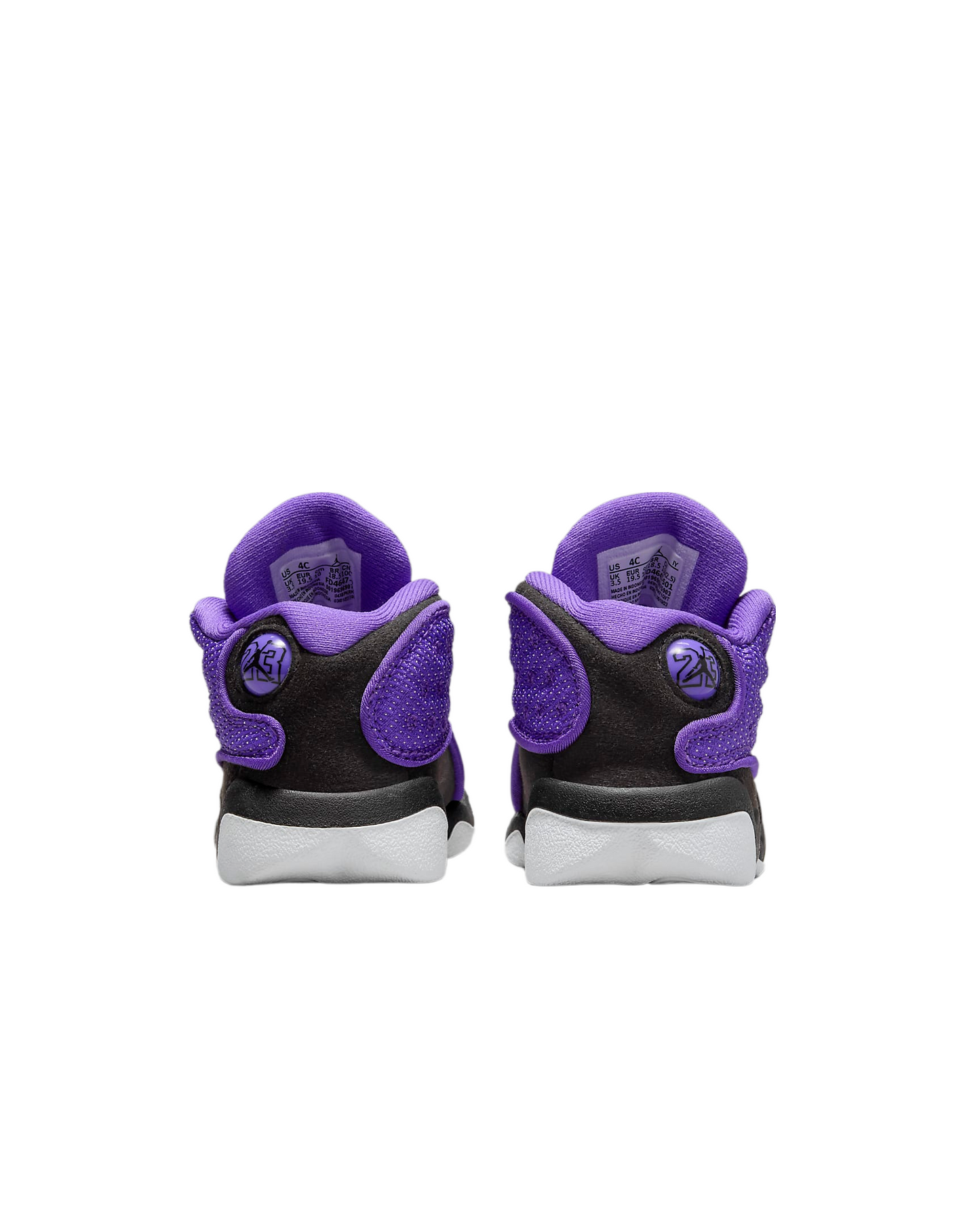 Jordan 13 Retro Toddler Sneaker Purple Venom / Black-White FD4647-501