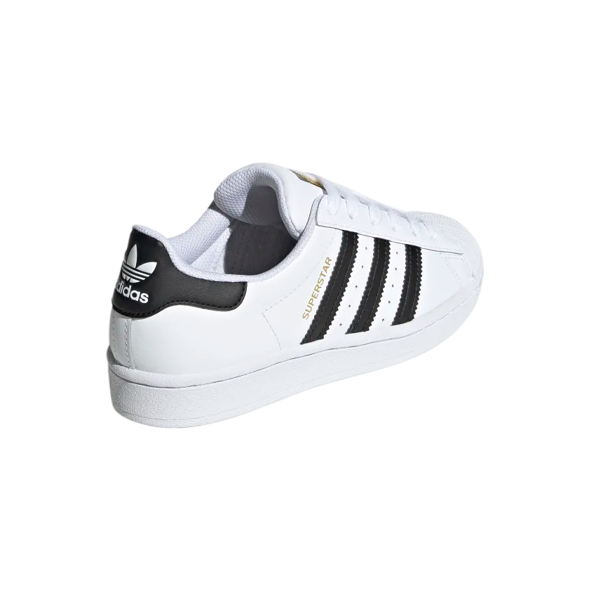 adidas Big Kid Originals Superstar J Shoes White / Black / White FU7712