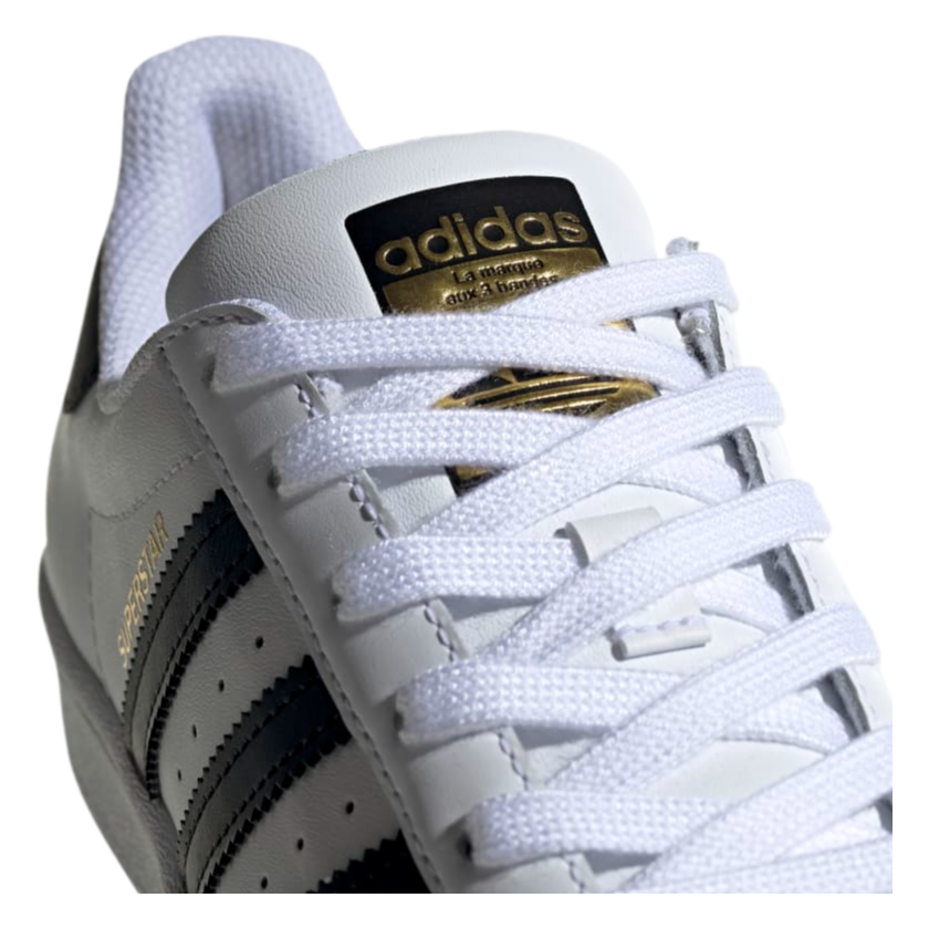 adidas Big Kid Originals Superstar J Shoes White / Black / White FU7712