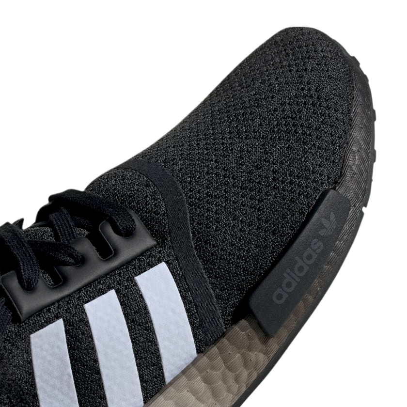 adidas Men NMD_R1 OG Sneaker Glitch Black / White FV3649