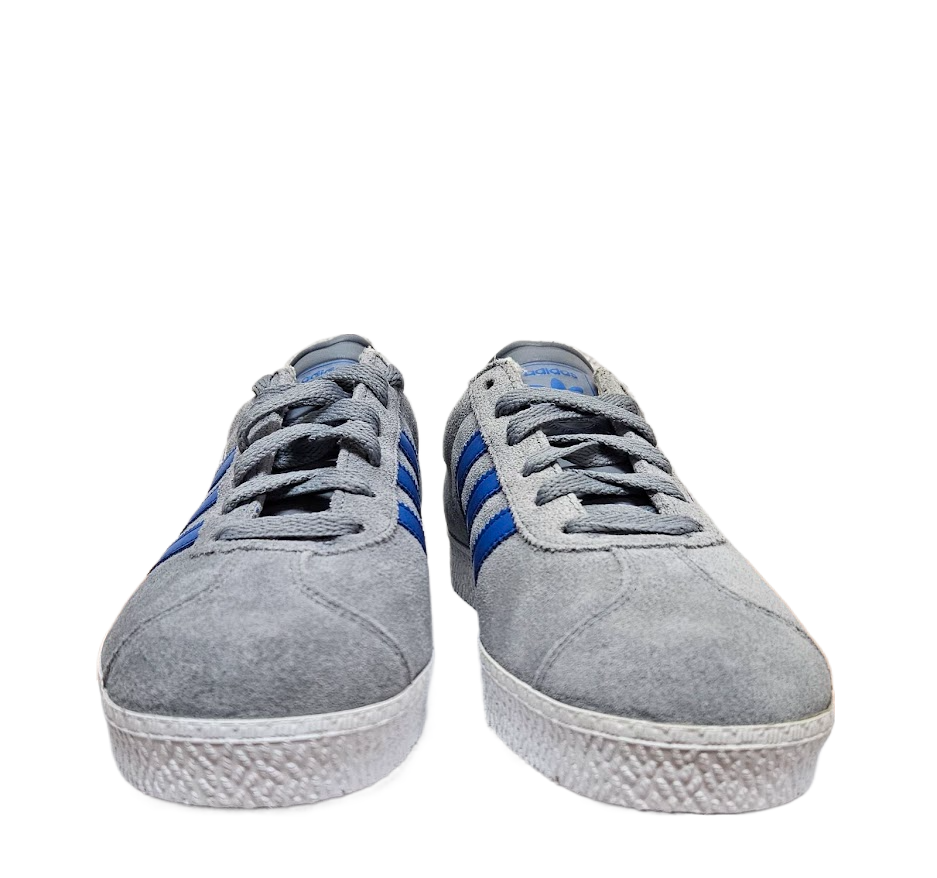 adidas Gazelle II Men Shoes Street Stone/Blue Bird/Running White  G96198 DEFECT
