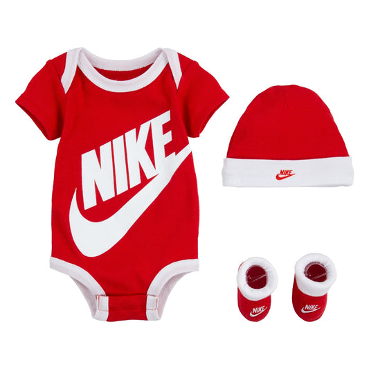 Nike Newborn 0-6 Months 3-Piece Set University Red LN0073-U10